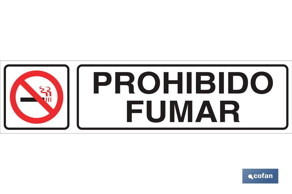 Prohibido fumar