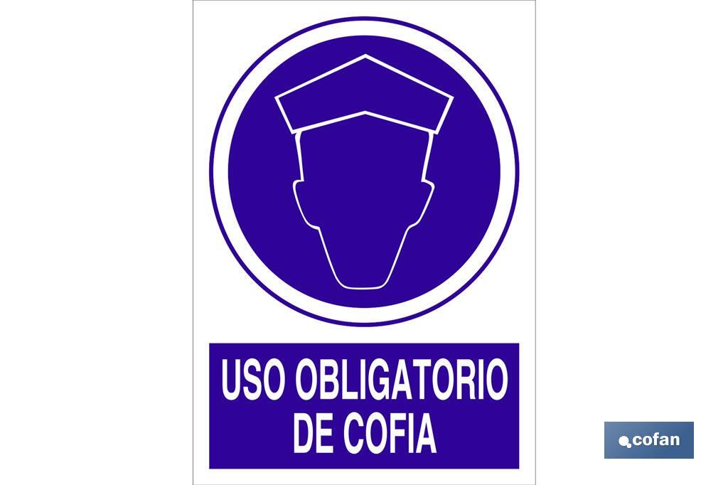 Uso obligatorio de cofia